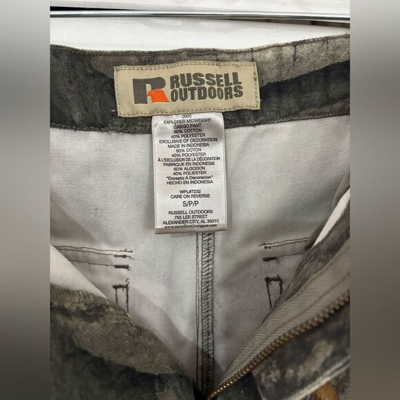 Russell Outdoors Pants Mens S Cargo Real Tree Camouflage Outdoors Hunting - Picture 10 of 10
